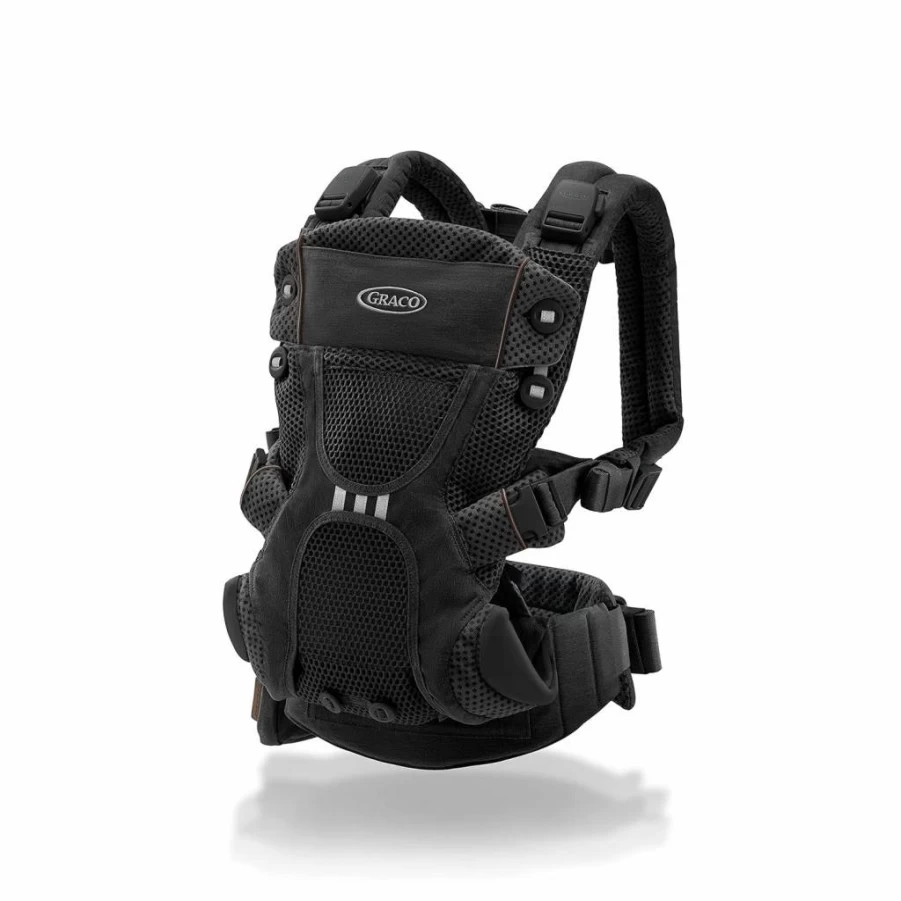 Graco Cradle Me 4-in-1 Baby Carrier with Newborn Mode – No Insert Required – Black Onyx