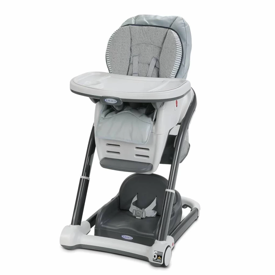 Graco Blossom 6-in-1 Convertible High Chair for Babies & Toddlers – Adjustable, Space-Saving Design with Easy Clean Fabric – Studio Style, 22.5 x 41 x 29 Inches