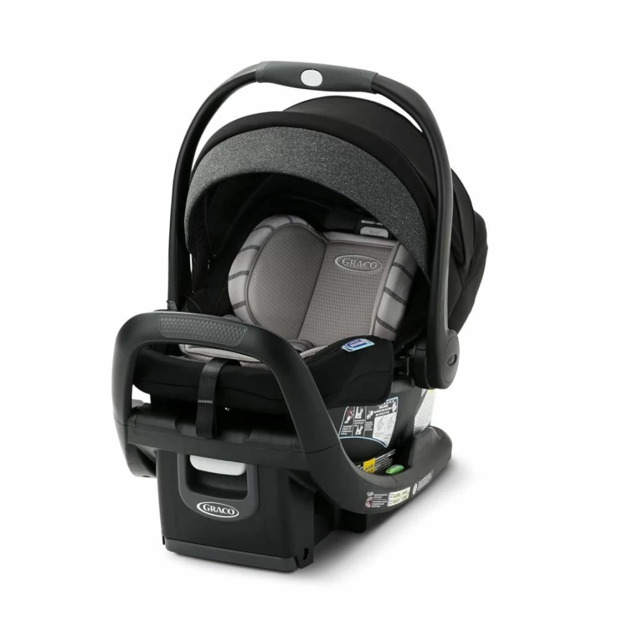 Graco SnugRide SnugFit DLX ICS Infant Car Seat – Spencer Design, Safe & Comfortable Baby Travel Solution