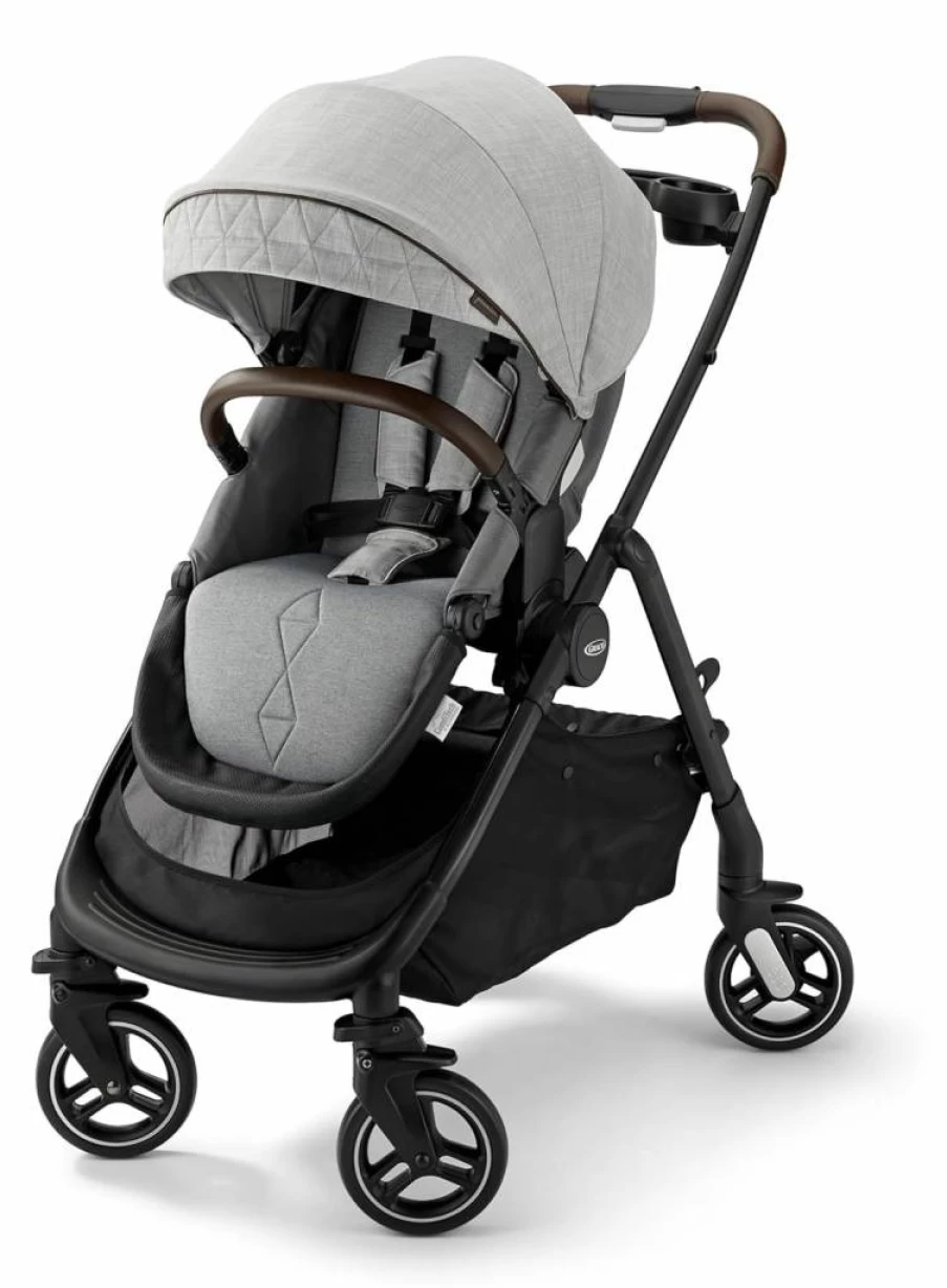 Graco Premier Modes Merge Stroller with Ez Spin Wheels - Lightweight, Maneuverable Travel Stroller for Urban Use
