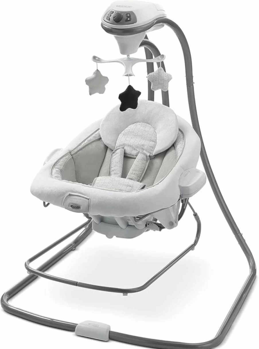 Graco Simple Sway Baby Swing with Gentle Motion for Soothing & Comfort