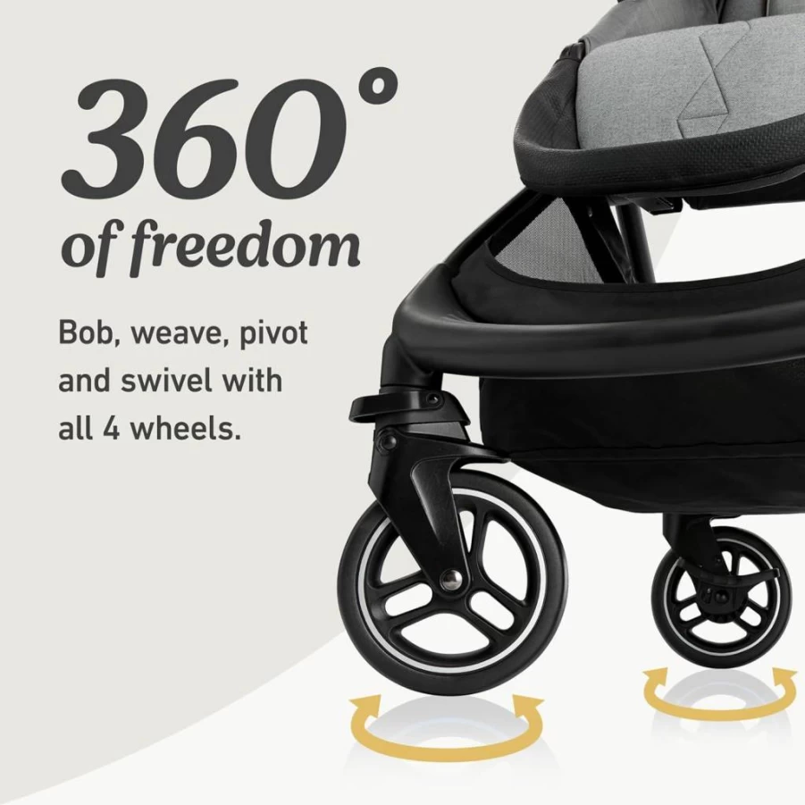 Graco Premier Merge Travel System with SnugRide SnugFit 35 LX ICS Infant Car Seat – Midtown Stroller and Car Seat Combo
