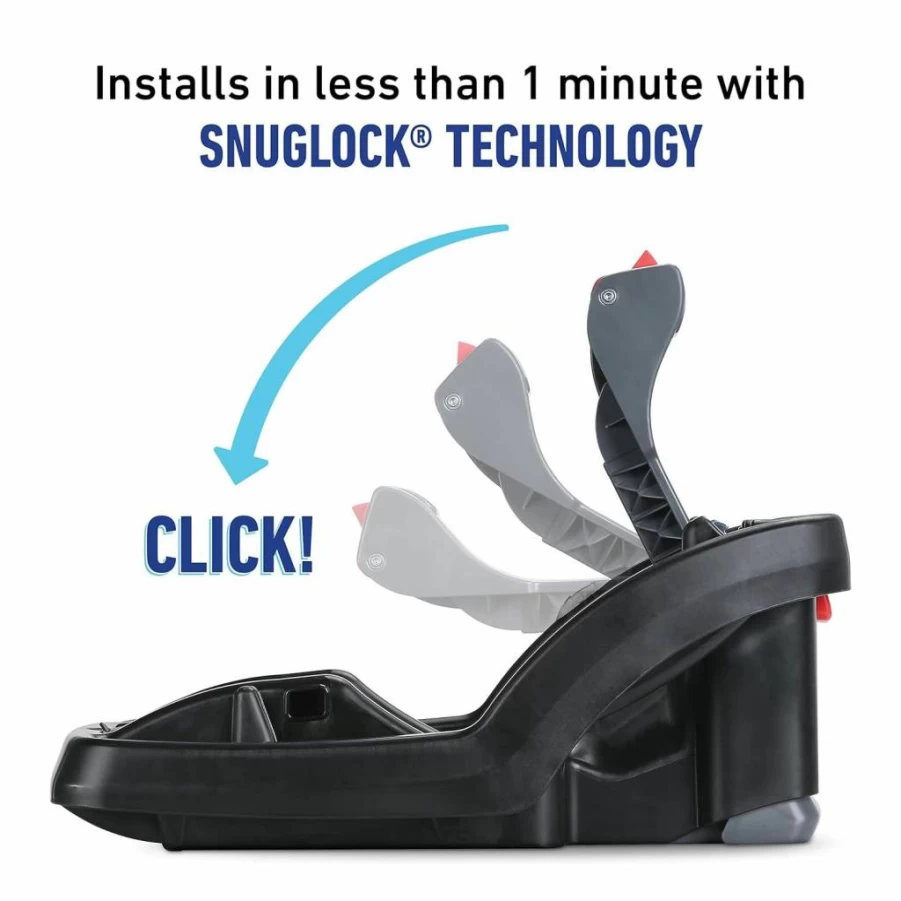 Graco SnugRide Lite LX Infant Car Seat - Lightweight Rear-Facing Safety Seat with Easy-Install Adjustable Base, Studio Design