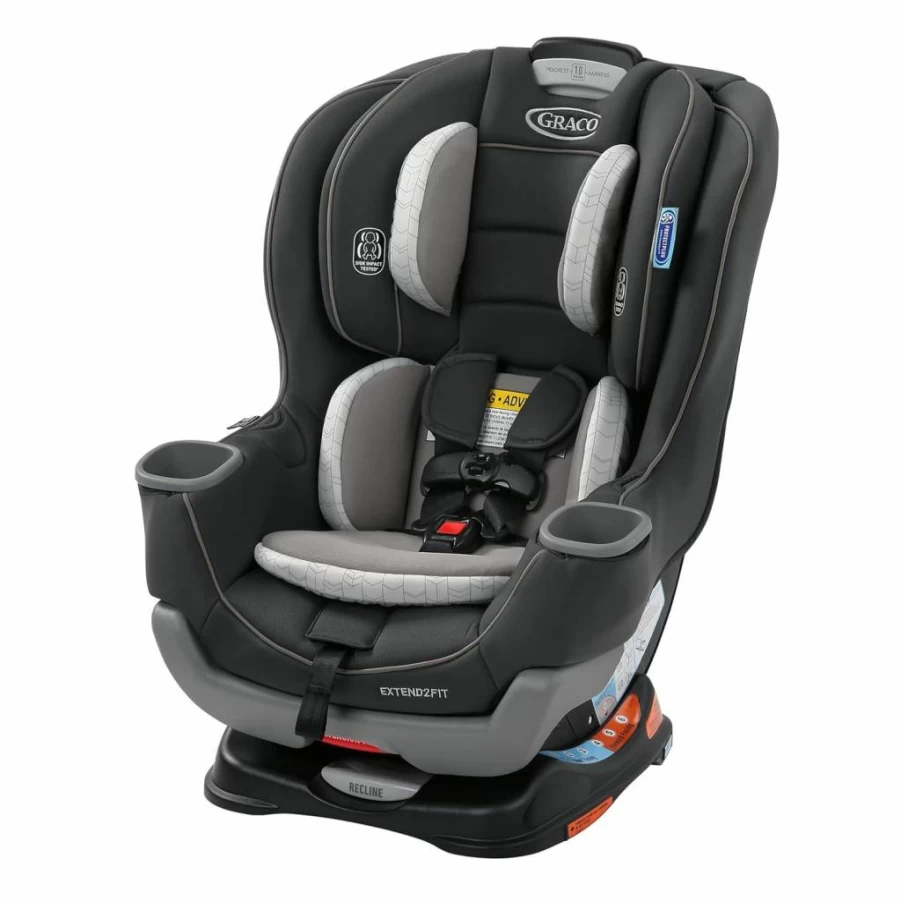 Graco Extend2Fit Kenzie 2-in-1 Convertible Car Seat for Infants & Toddlers | Extended Rear-Facing | Advanced Safety Features