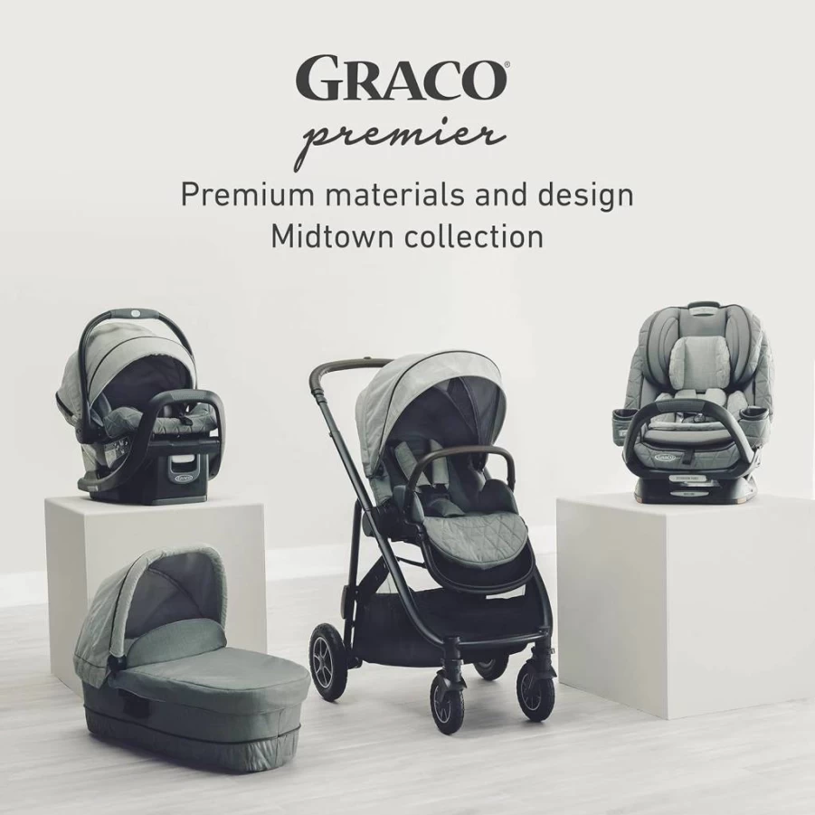 Graco Premier Modes Lux Stroller - Lightweight Travel System with Adjustable Seat, One-Hand Fold, and Smooth Ride for Infants & Toddlers