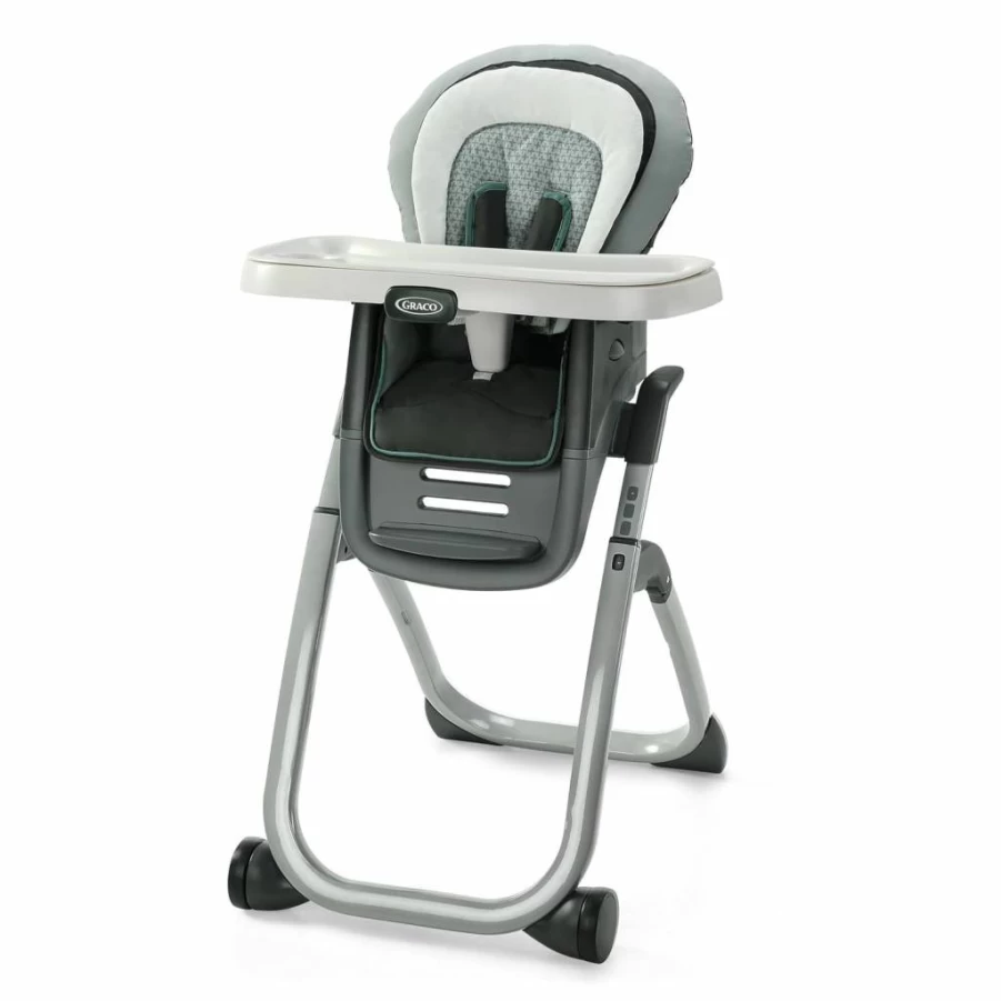 Graco DuoDiner DLX 6-in-1 Convertible High Chair for Babies and Toddlers, Mathis Design, Adjustable Seat, Easy Clean